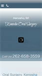 Mobile Screenshot of kenoshaoralsurgery.com